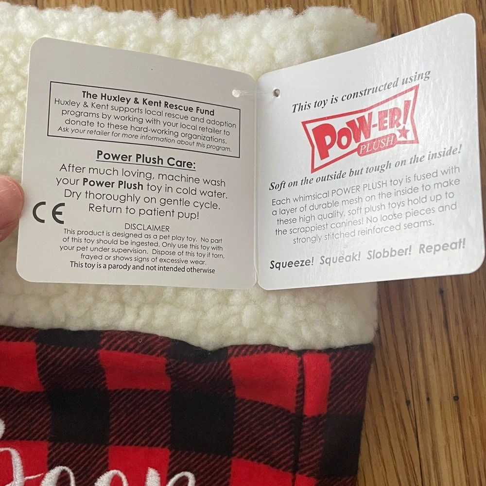 NWT Huxley & Kent l've Been Good Stocking.
